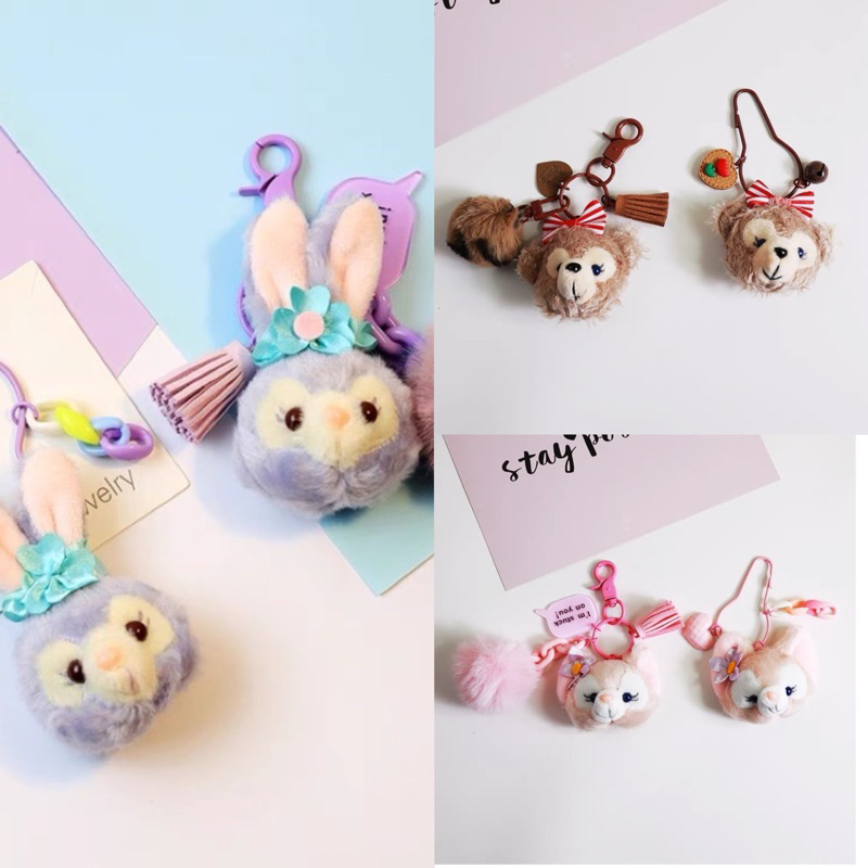 ♧（部分現貨）兔子 兔兔 兔 卡通兔子 毛絨 兔子鑰匙圈 兔子吊飾 兔子包包吊飾 兔子手機吊飾  熊熊 小熊 熊 咖啡熊