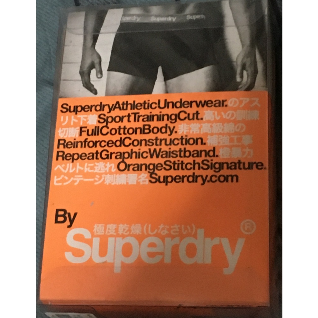 superdry 男性內褲 M號  單一件 未使用 可議