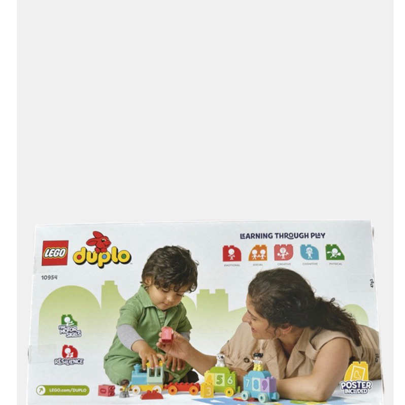 LEGO 樂高 得寶系列 10954 數字列車 學習數數 火車玩具 數字學習 DIY積木 兒童玩具