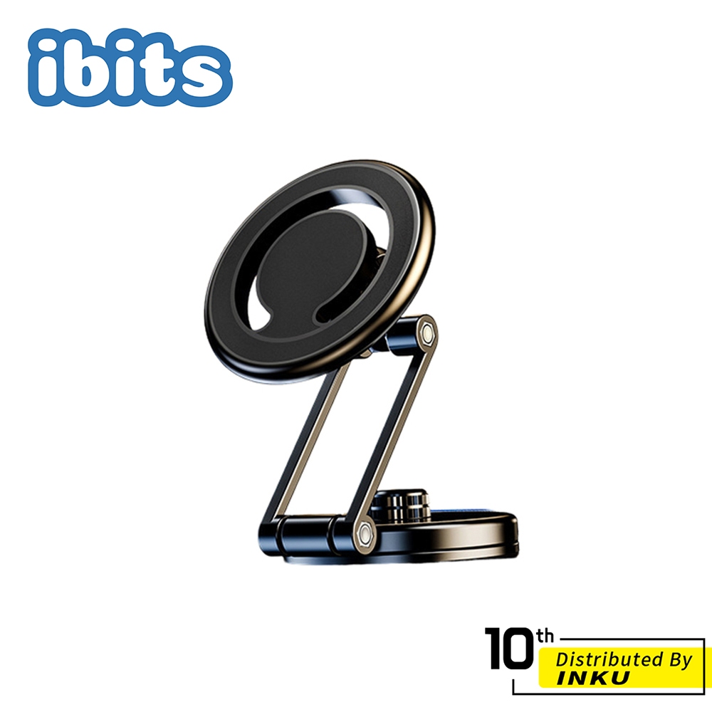 ibits D27 Magsafe車用環形磁吸支架 百變折疊式 手機支架 磁吸 穩固 迷你 折疊 伸縮 360°旋轉