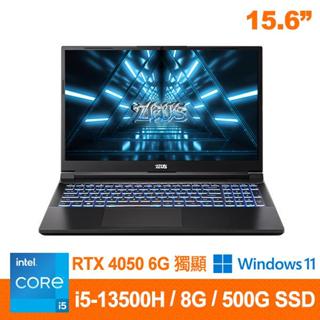 Genuine 捷元 ZEUS 15H 筆記型電腦/ i5-13500H/ RTX4050/ 8G DDR5/Win11