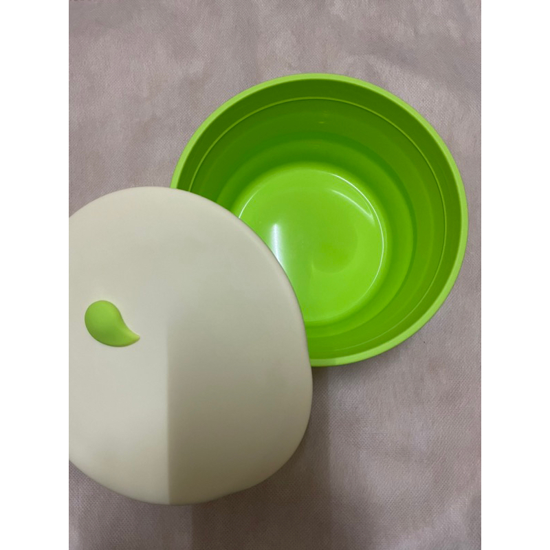 dr.Si 矽寶巧 巧力盒  良辰美景 新芽綠 摺疊餐盒 矽膠碗