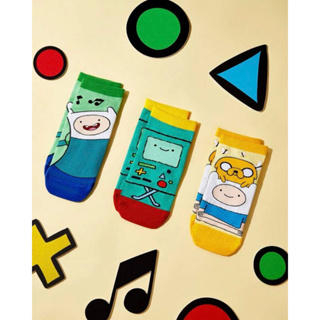 Adventure time探險活寶襪子/短襪（3件組）