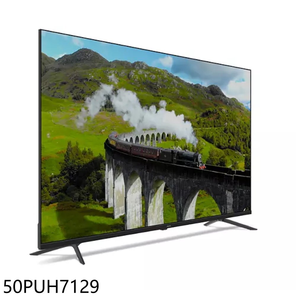 《再議價》飛利浦【50PUH7129】50吋4K連網GoogleTV智慧顯示器(無安裝)(7-11商品卡500元)