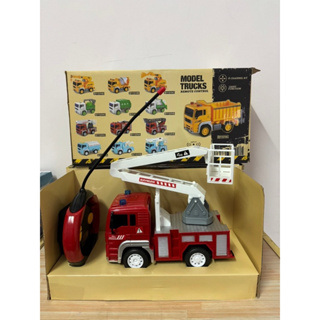 兒童消防遙控汽車玩具 兒童消防搖控汽車玩具