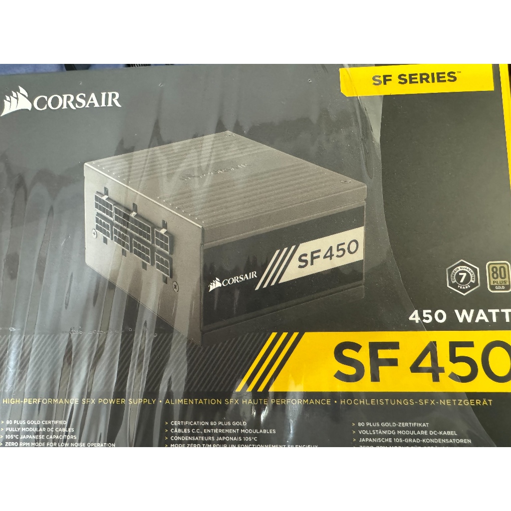 CORSAIR海盜船 SF450 SFX ITX電源主機 80Plus金牌 電源供應器