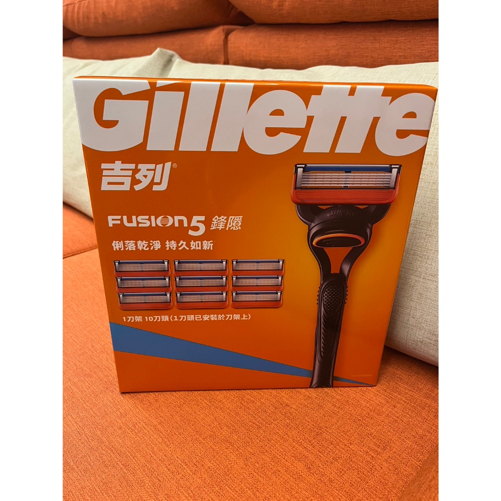 Gillette 吉列 鋒隱手動刮鬍刀片組(1刀架+10刀頭)  859元--可超取付款