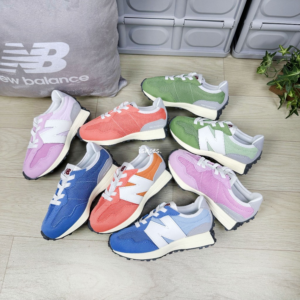 iShoes正品 New Balance 327 中童 童鞋 運動鞋 免綁鞋帶 PH327RA PH327RB W