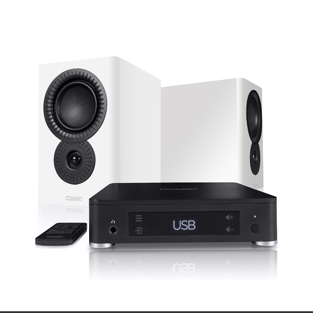 【送WiiM Pro串流播放機】英國 Mission LX Connect 無線喇叭 參考Sevens KEF LS50