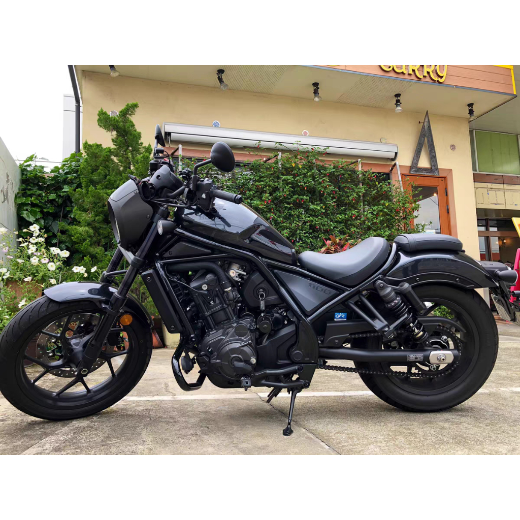 rebel 500前頭罩 適用於 本田 500S改裝頭燈整流罩 Rebel250  Rebel 1100T DCT塑