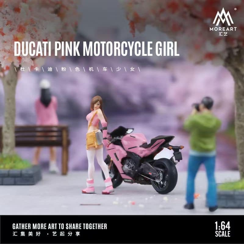 TSAI模型車販賣鋪 現貨賣場 1/64 DUCATI 重機女郎