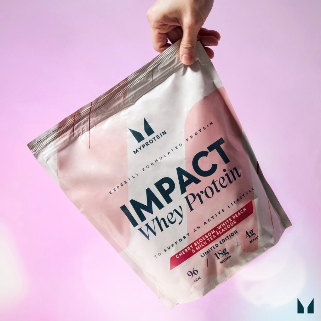 【櫻花季限定】Impact Whey Protein 乳清蛋白粉1公斤-白桃奶茶口味