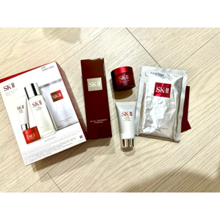 最低價@SK-II 暢銷體驗組 (青春露+潔面乳+活膚霜+青春敷面膜