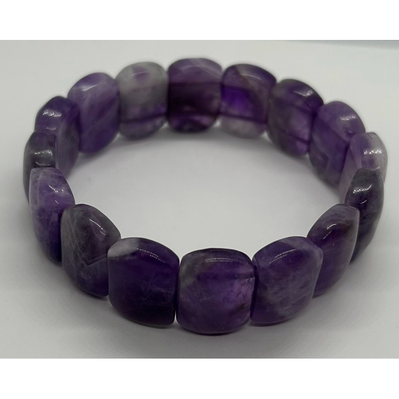 天然紫水晶🔮蛋面手排（雙魚座守護石）