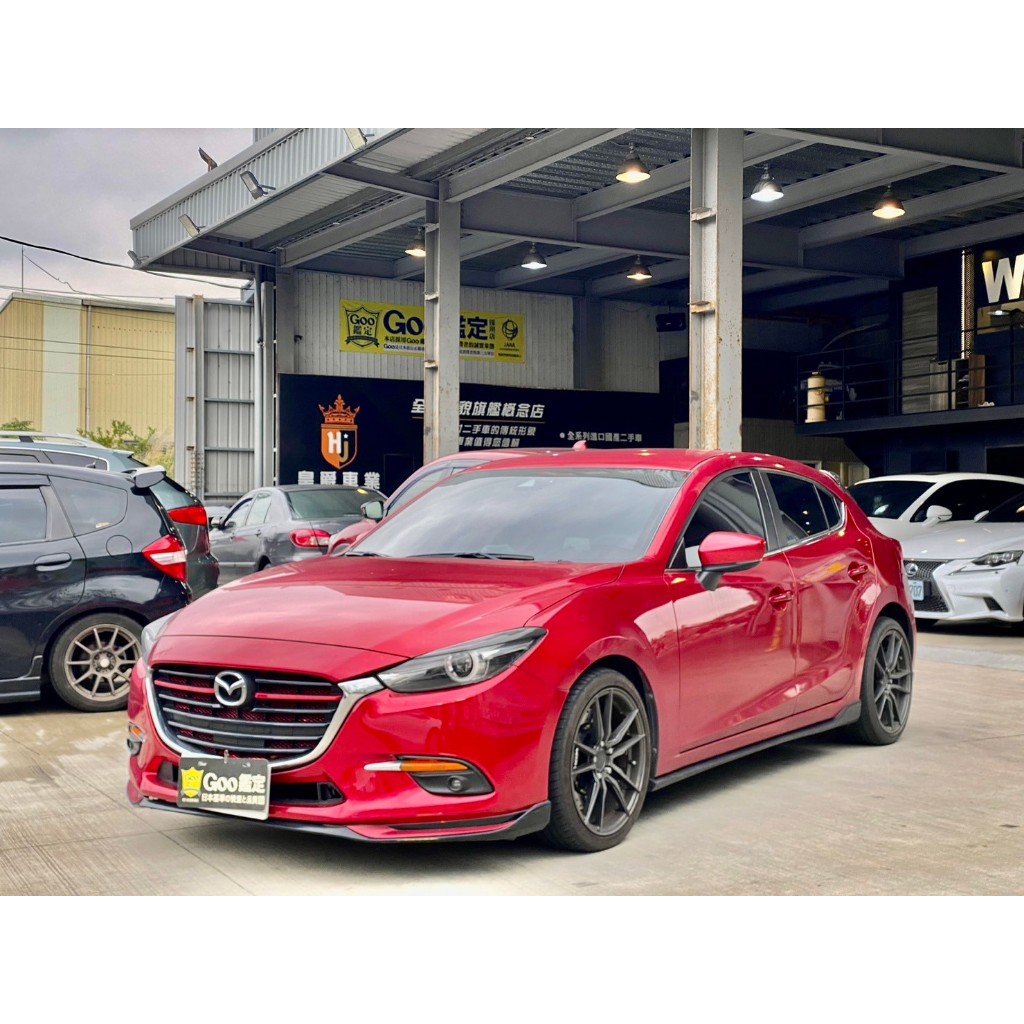 2017 Mazda 3 5D 2.0 紅#強力過件9 #強力過件99%、#可全額貸、#超額貸、#車換車結清