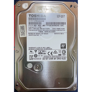 TOSHIBA 3.5吋 HDD 1TB(二手良品）