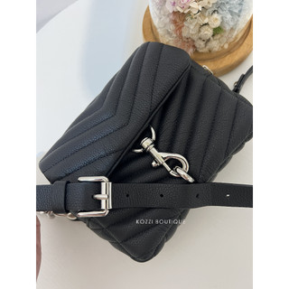 rebecca minkoff edie 山形紋 chain belt bag 鏈條 腰包 edie腰包 rm