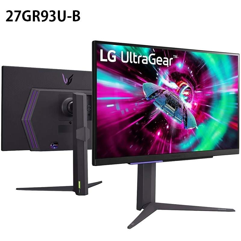 米特3C數位–LG 27GR93U-B 27吋電競螢幕/IPS/4K/144Hz/1ms/HDMI/DP