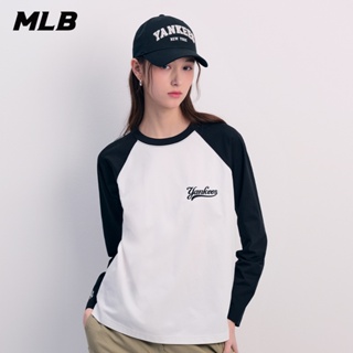 MLB 女版長袖T恤 Varsity系列 紐約洋基隊 (3FTSV1143-50BKS)【官方旗艦店】
