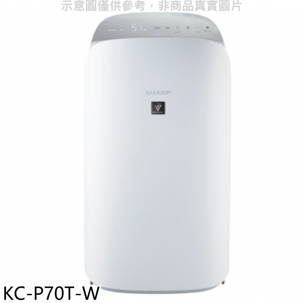 SHARP夏普【KC-P70T-W】16坪空氣清淨機(7-11商品卡300元) 歡迎議價