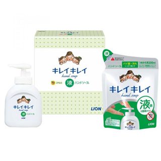 日本製 LION獅王 植物性洗淨成分洗手液 本體250ml+補充包200ml