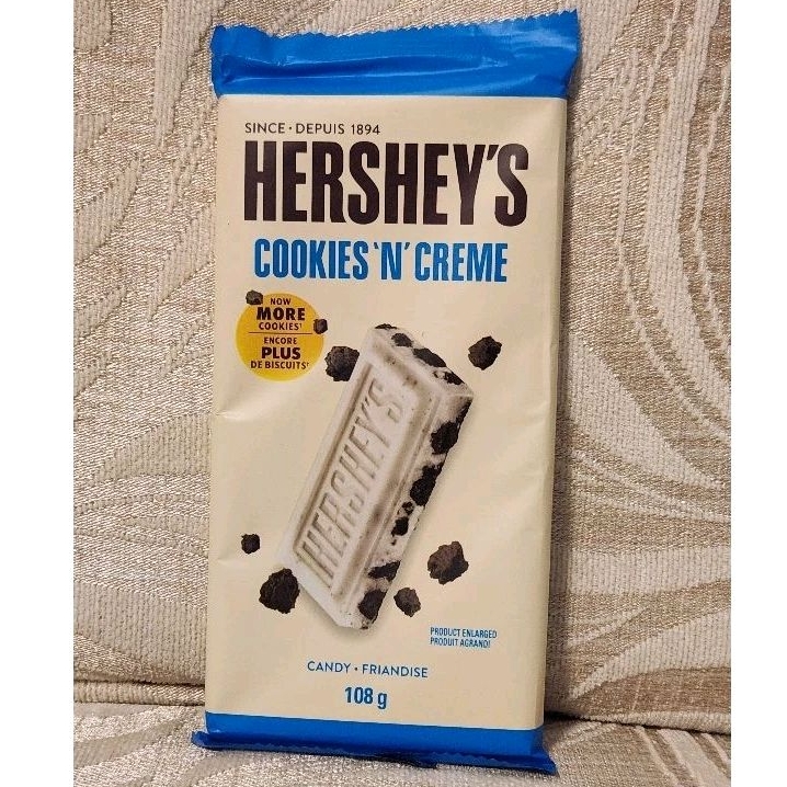 現貨1免問 Hershey's 好時經典巧酥夾餡片狀巧克力108克  香濃牛奶和巧克力餅乾碎粒完美結合