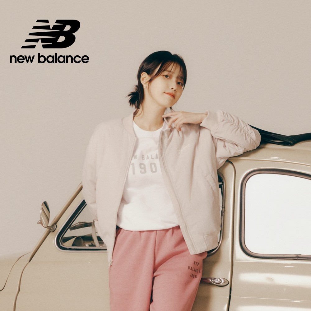 【New Balance】 NB 圓領寬鬆短袖上衣_女性_白色_WT41519WT (IU著用款)