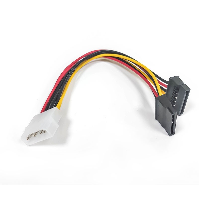 小總鋪◢大4PIN  雙SATA電源線 4D公轉雙SATA母 大4PIM 大4pin轉15pin電源線 SATA電源分接