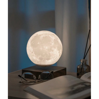 jexx.月球小夜燈臥室床頭懸浮月亮擺件台燈創意溫馨房間生日禮物高顏值