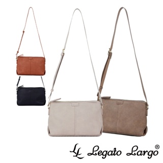 Legato Largo Lineare 仿舊皮面隨身斜背小包 (LH-D1221)