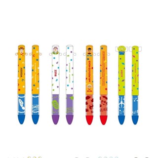 【盧卡斯偷椅子】現貨 正版 日貨 日本製 Toy Story 玩具總動員雙色原子筆 玩具總動員 原子筆