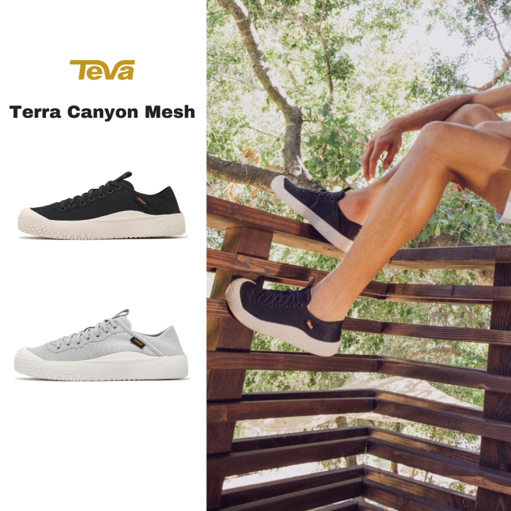 Teva 休閒鞋 W Terra Canyon Mesh 女 兩穿式 後跟可踩 棉麻 懶人鞋 [ACS]