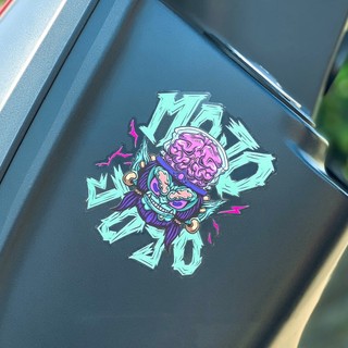 魔人啾啾/Super TW/車貼、軟磁 SunBrother孫氏兄弟 3M 反光貼紙 防水貼紙 車貼貼紙 軟性磁貼
