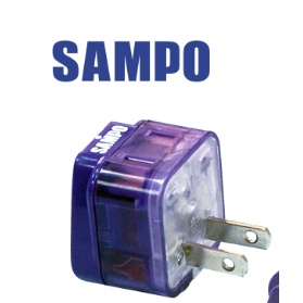 SAMPO EP-UD2B聲寶旅行萬用轉接頭-區域型- 適用國家:適用日/美/加/菲/中/泰/台