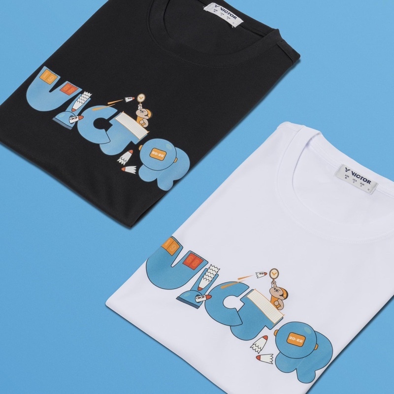 零碼優惠 一鳴驚人 VICTOR 勝利 Cartoon T-Shirt (中性款) T-20047