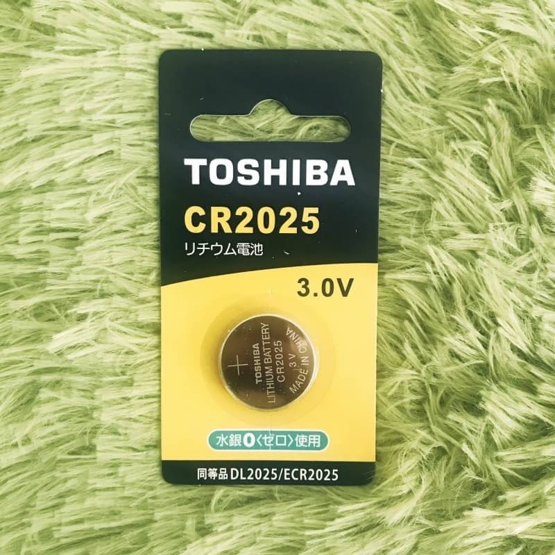 【TOSHIBA 東芝】《CR2025》鈕扣型鋰電池 3.0V  可適用 主機板/遙控器/耳溫槍/手錶/閃光燈