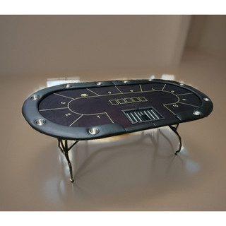摺疊撲克桌-德州撲克可摺疊收納桌!簡易、方便、實用POKER TABLE