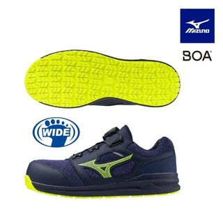 免運 帝安諾 - MIZUNO BOA 美津濃 快速旋鈕款 輕量工作鞋 安全鞋 防滑防油 3E寬楦 F1GA225214