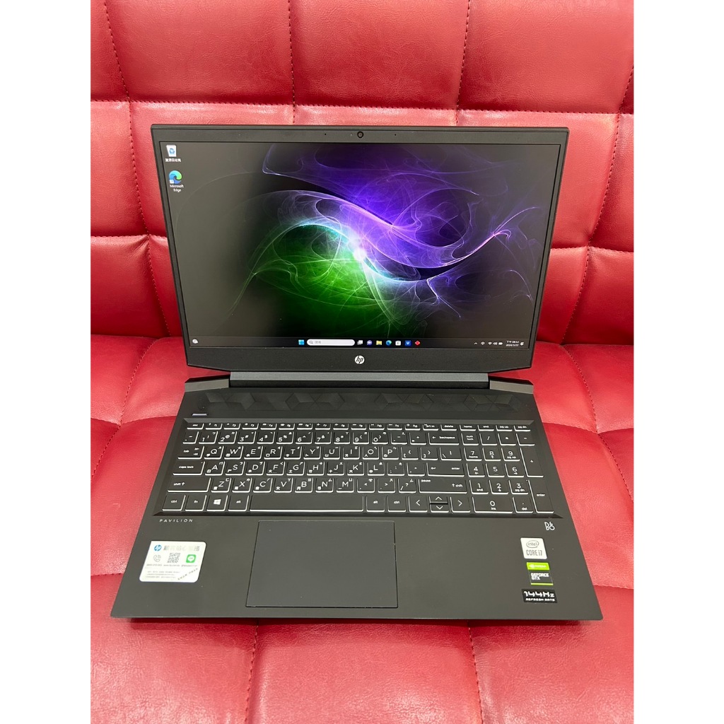 【艾爾巴二手】HP PAVILION I7-10870H+8G+512G+GTX1650 16吋黑#筆電#新竹95HRW