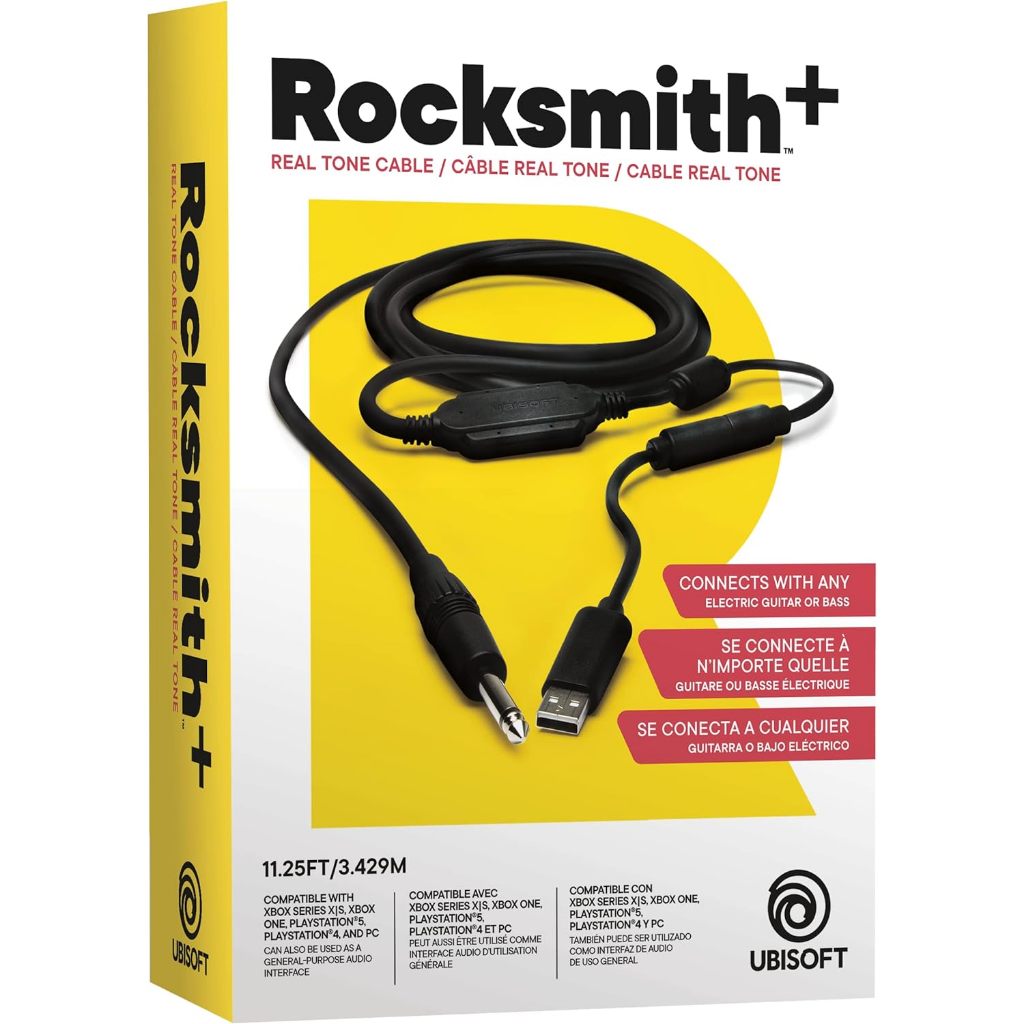 【預購代購】PC/PS4/PS3/XBOX360　搖滾史密斯 Rocksmith 電吉他連接線 Cable 導線 傳輸線