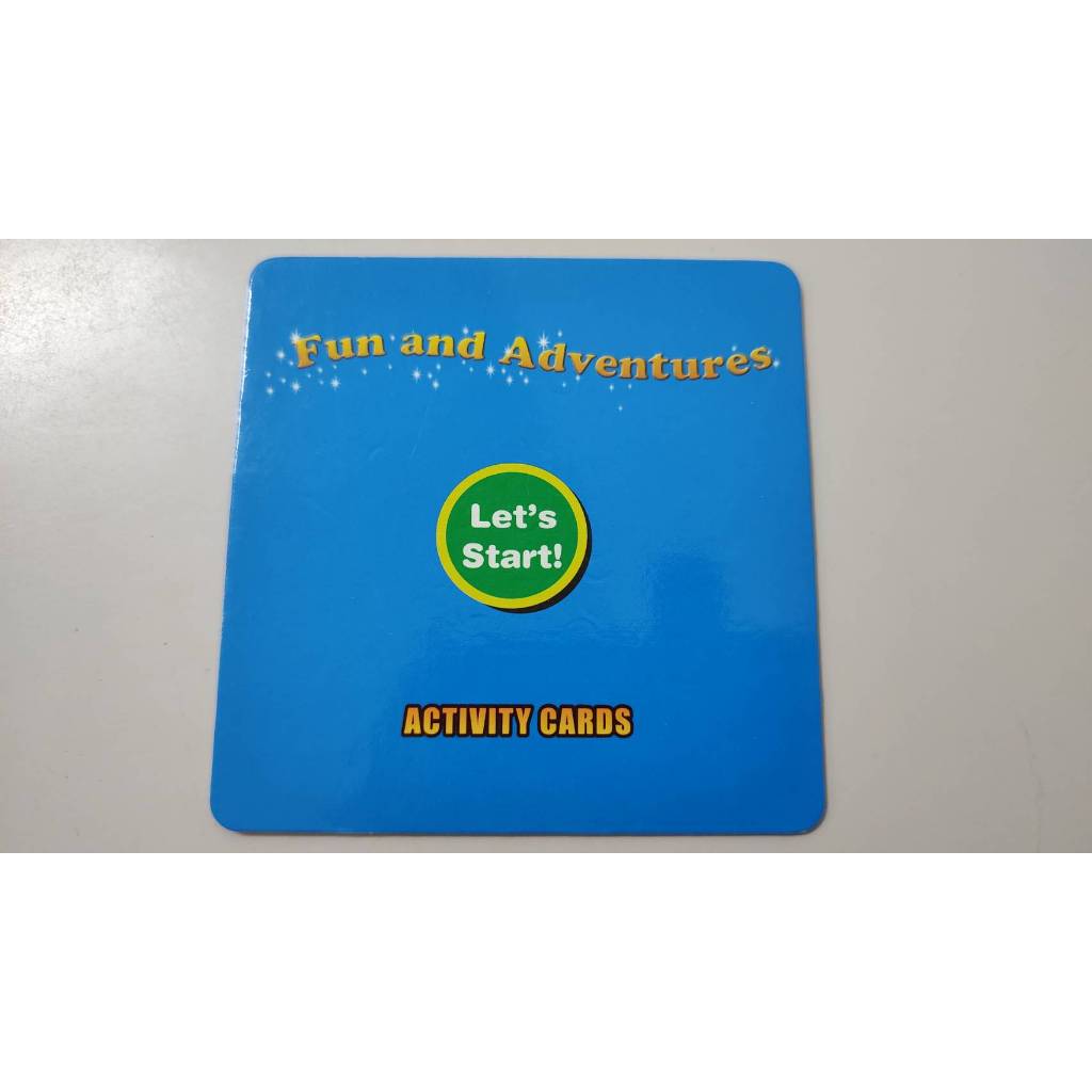 寰宇家庭迪士尼美語 Fun and Adventures activity cards 單售點讀卡片啟動卡1張