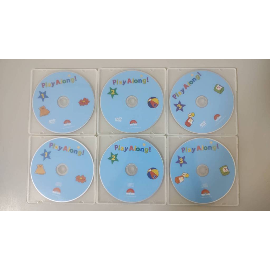 台灣正版 寰宇家庭迪士尼美語  Play Along  跟著玩系列 3 DVD + 3CD 裸片