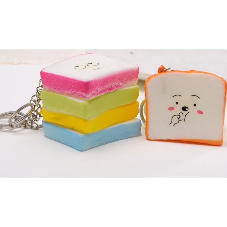 🇹🇼拉拉Lala's 創意迷你香味甜甜圈麵包鑰匙圈香蕉手機包包挂件鑰匙扣