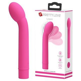 ㊣送290ml潤滑液㊣【PRETTY LOVE派蒂菈】10頻強震如意點激電動按摩棒(內建龍骨，頭部可彎曲)電動按摩器 震