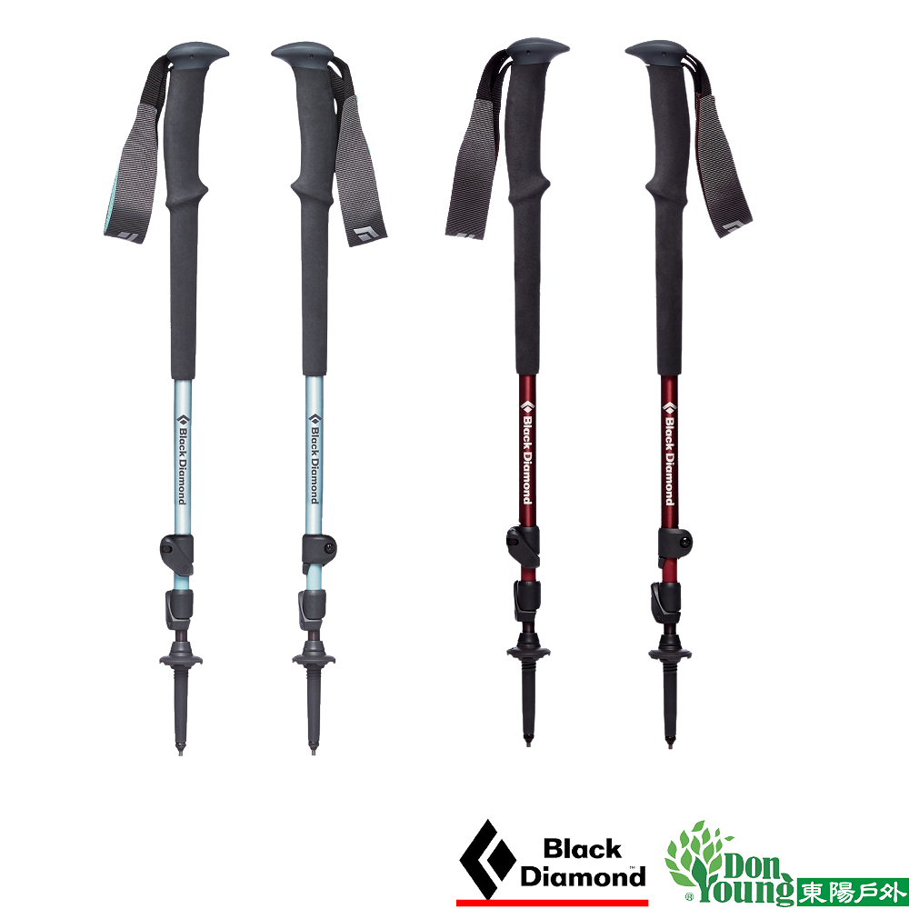 【Black Diamond】特價 女款TRAIL 鋁合金快扣式健行登山杖 1100112508000 1對2支