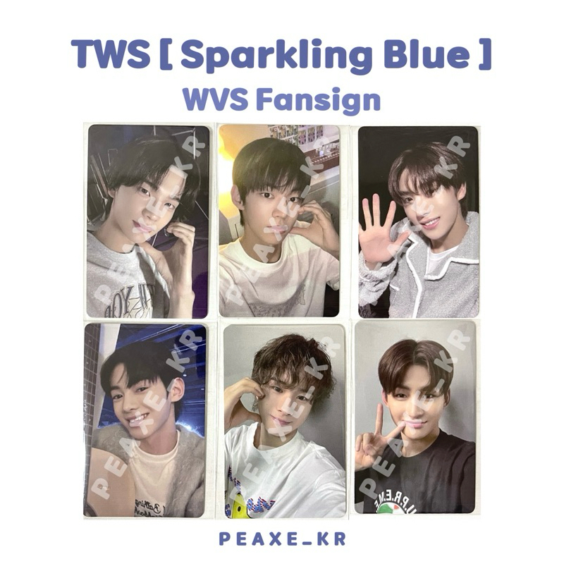 PEAXE韓國代購 現貨 TWS 專輯［Sparkling Blue］Weverse WVS 簽售特典小卡