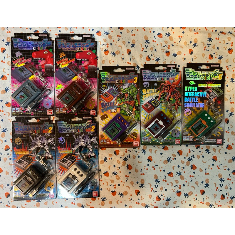 Digimon Color 怪獸對打機 元祖 彩色 V1-V5 全新盒裝