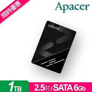 限時搶購：Apacer宇瞻 2 . 5吋 SATA SSD • 讀：560MB / s ZADAK TWSS3 1TB