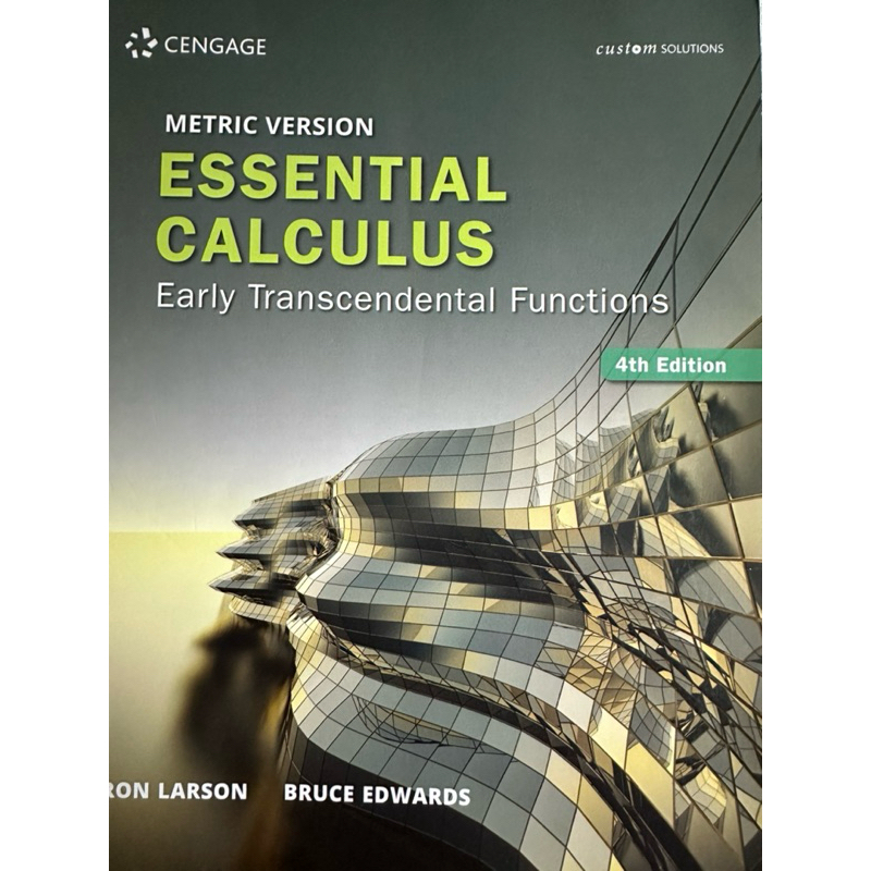 Essential Calculus 第四版