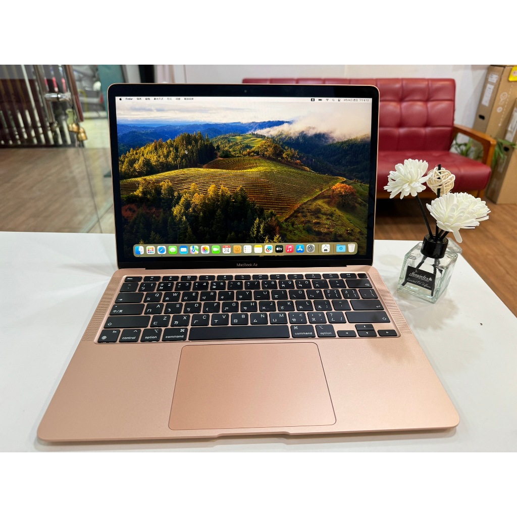 【艾爾巴二手】MacBook Air 13.3吋 2020 M1/8G/256G A2337 金#筆電#漢口店LQ6LC